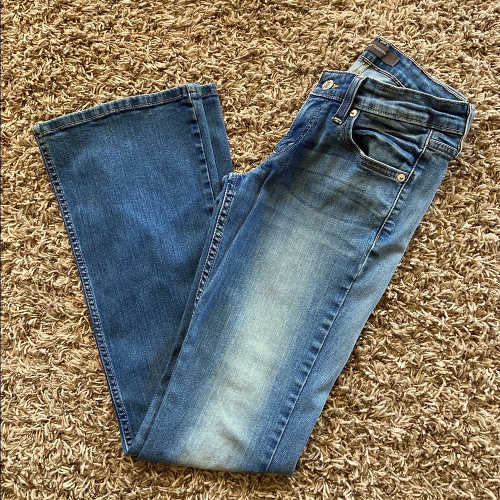 Levi’s 518 super low boot cut jeans